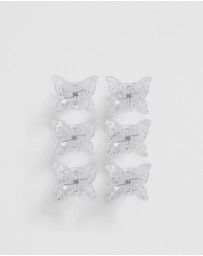 Country Road - Butterfly Clip Pack Of 6