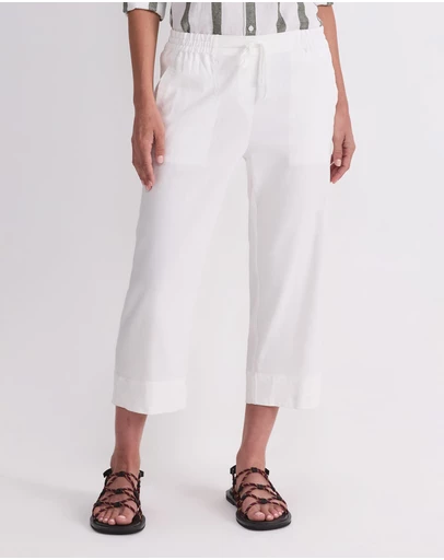 Sportscraft - Rosa Crop Linen Pant