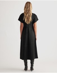 Decjuba - Clara Suede Midi Dress