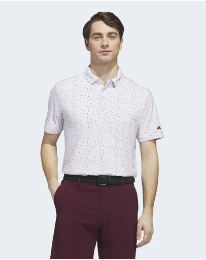 adidas Performance - ULTIMATE365+ CLIMACOOL BUTTERSPUN BREAK OUT PRINT POLO SHIRT Mens