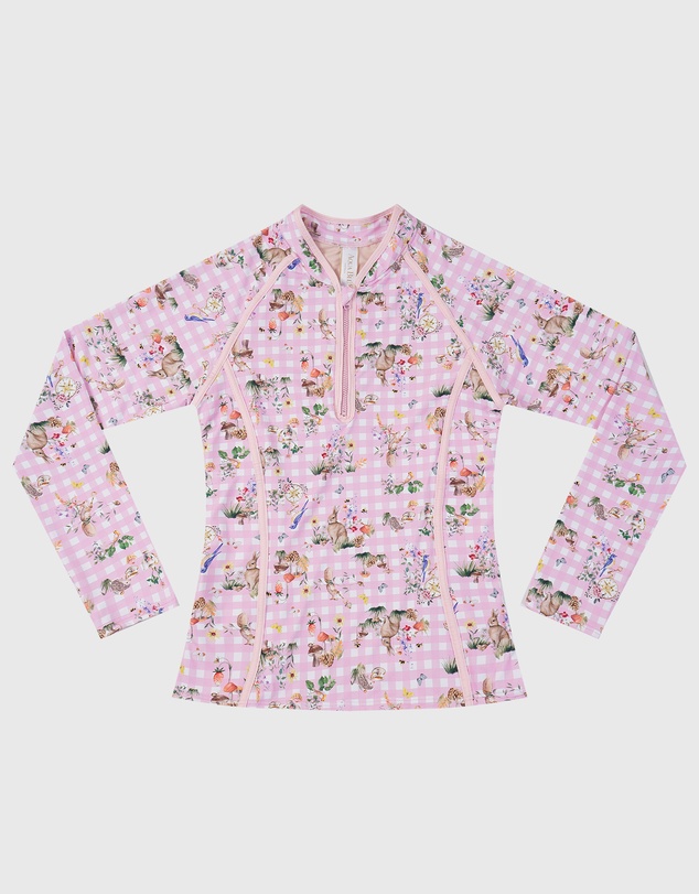 Aqua Blu Kids - Robin Long Sleeve Rash Vest - Teens