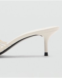 M.N.G - Strappy Kitten Heels