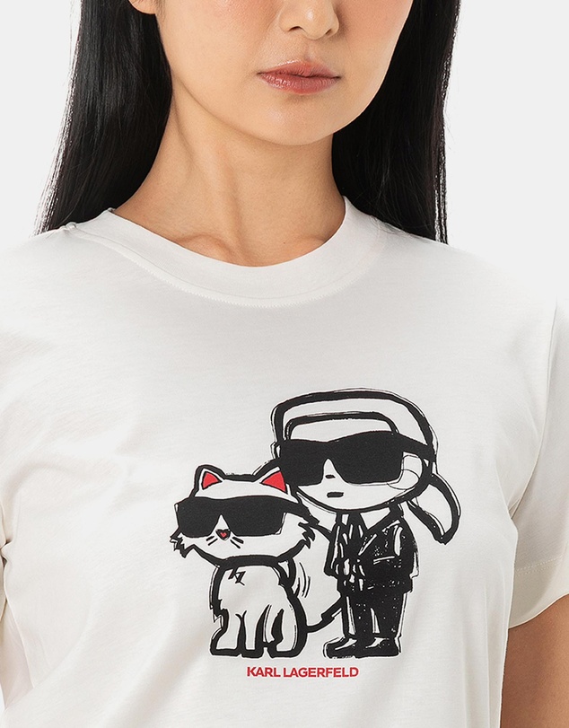 Karl Lagerfeld - Ikon Sketch Duo T-Shirt
