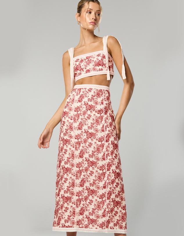 Winona - Cherri Midi Skirt