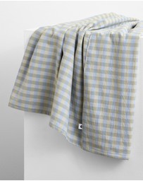 Sheet Society - Leo Washed Cotton Gingham Full Sheet Set