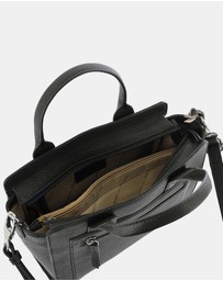 Pierre Cardin - Pierre Cardin Ladies Leather Mini Tote Crossbody Bag