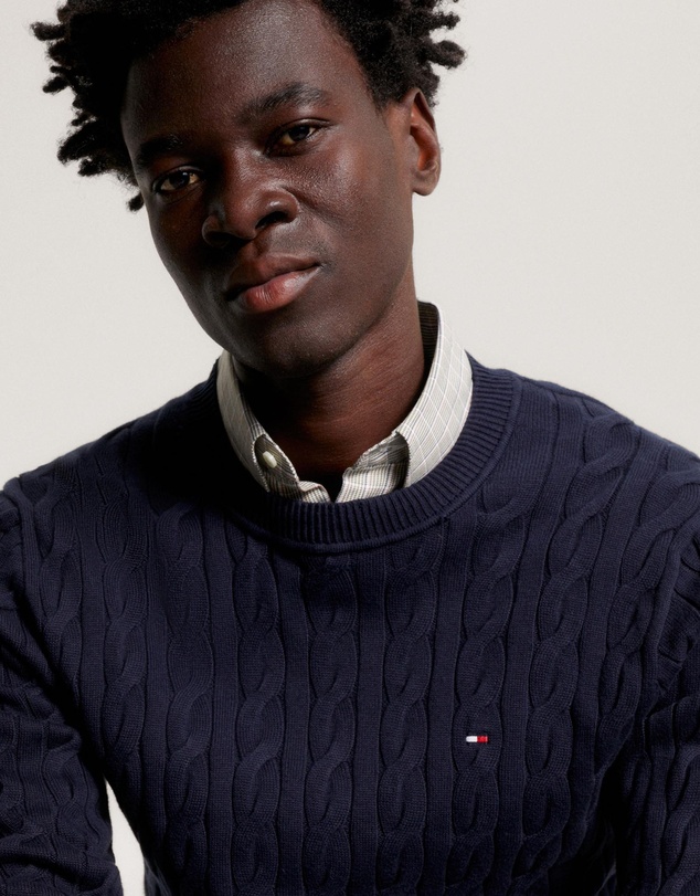 Tommy Hilfiger - Classics Cable Knit Crew Neck Jumper