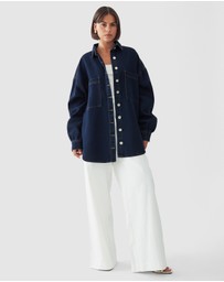 The Fated - Val Oversized Denim Shacket
