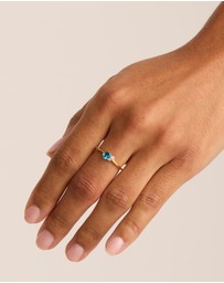 By Charlotte - Gold Kindred December Ring