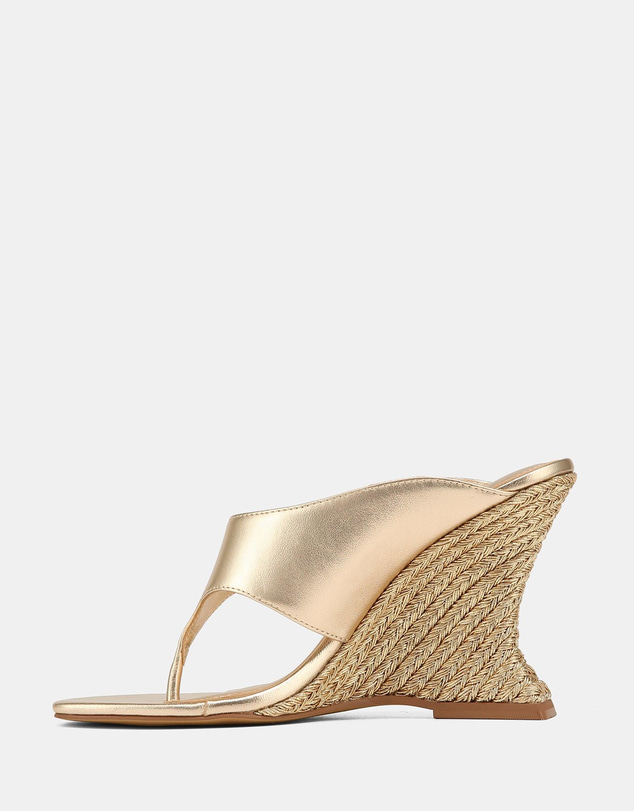 Wittner - Violet Wedges Champagne Leather