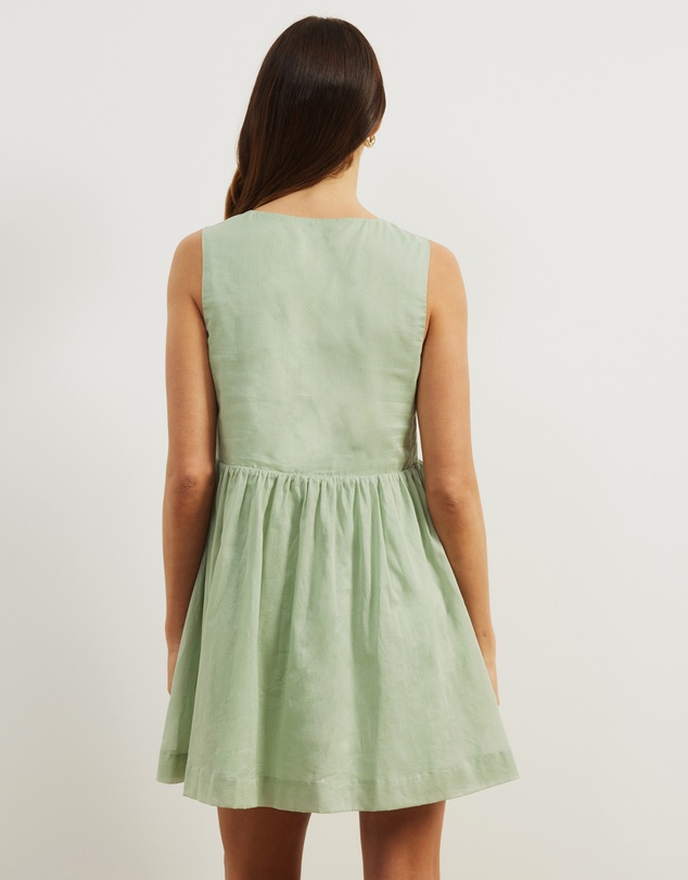 Atmos&Here - Dalia Cotton Voile Mini Dress