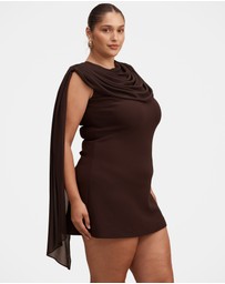 Forever New Curve - Bowie Curve Mini Dress With Shawl