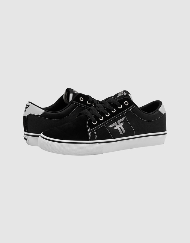 Fallen Footwear - Fallen Footwear Bomber Suede/PU Men Shoes Black/White/Silver