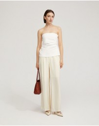 Oxford - Clara Strapless Ponti Top