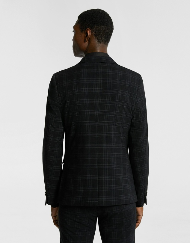 yd. - Alpa Check Stretch Blazer