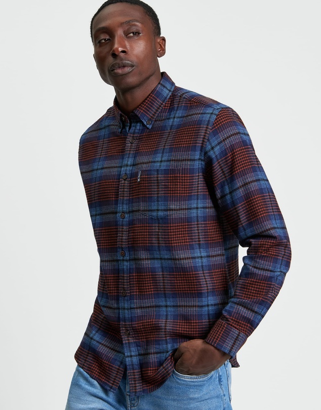 Ben Sherman - Ombre Check Long Sleeve Shirt