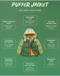 Roarsome - Roarsome Puffer Jacket