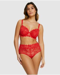 Sans Complexe - Arum Prima Mid Rise Sheer Stretch Lace Brief
