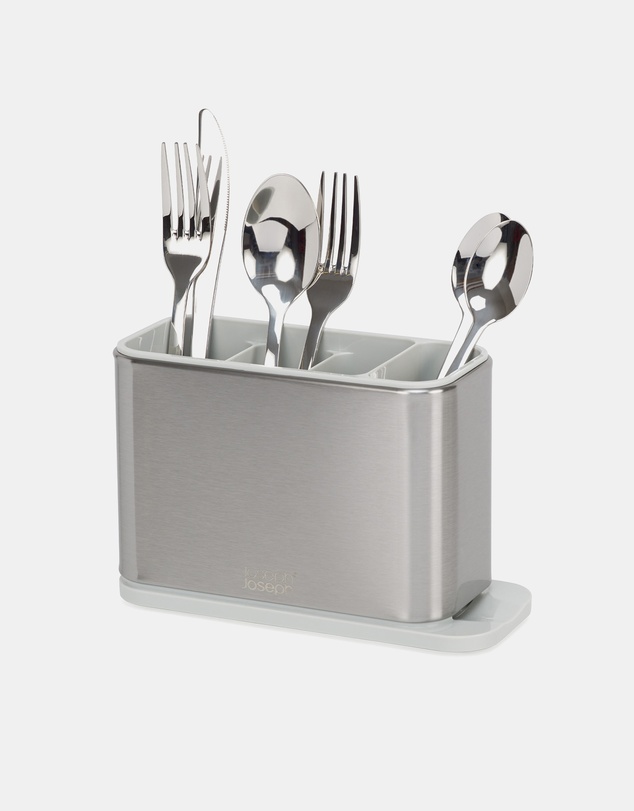 Joseph Joseph - Surface™ Stainless Steel Cutlery Drainer (Stone)