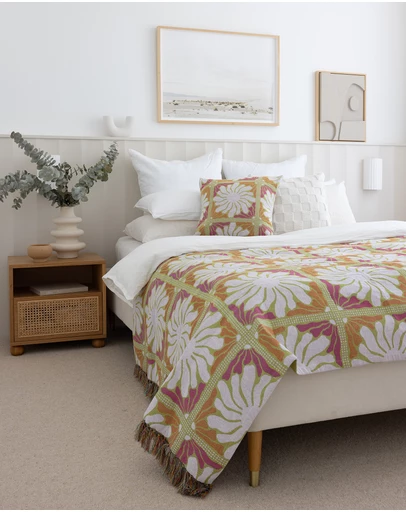 Bambury - Zinnia Throw Blanket