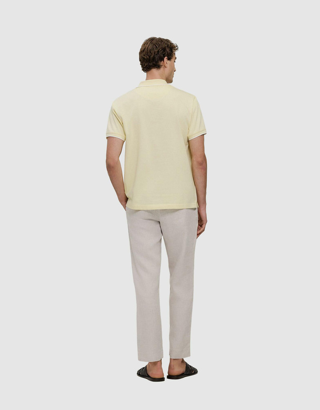 Trenery - Mercerised Cotton Pique Polo
