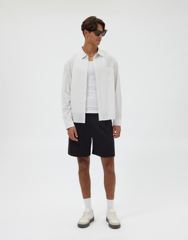 AERE - Ezra Pleated Shorts