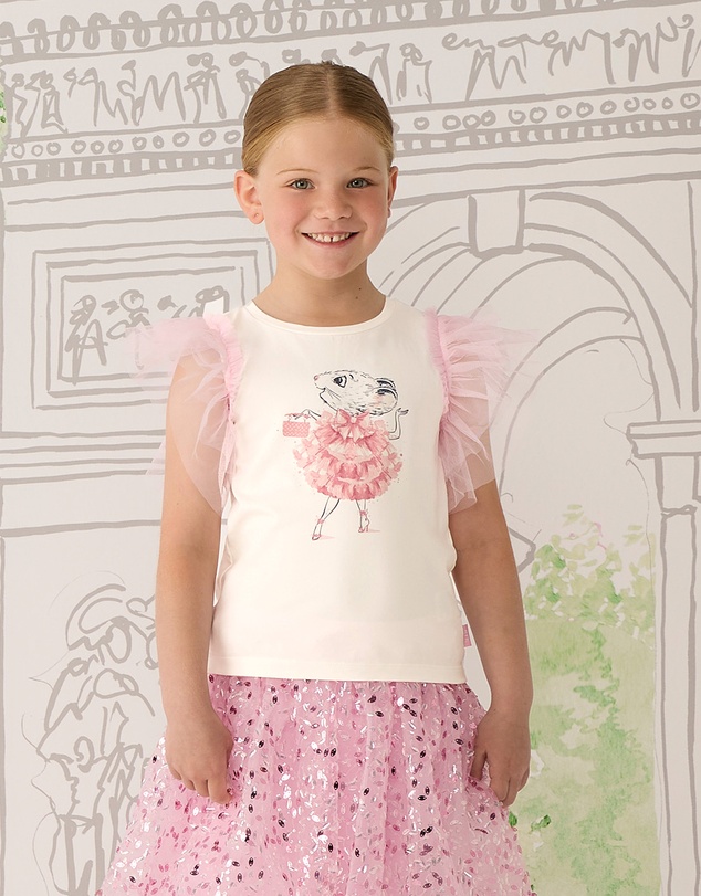 Rock Your Kid - Claris the Mouse Snow White T-Shirt