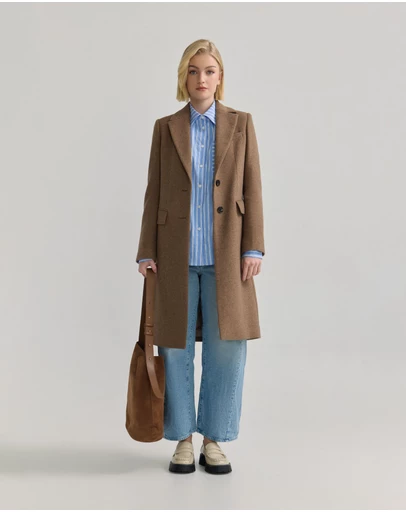 Oxford - Ruby Wool Coat