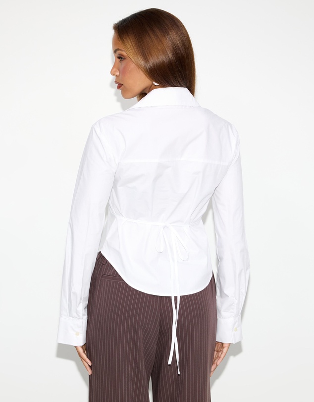 Dazie - Lacey Tie Back Shirt