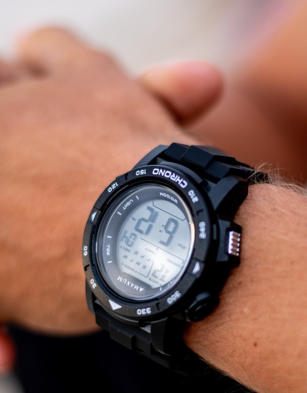 Maxum - Basalt Black Digital Watch