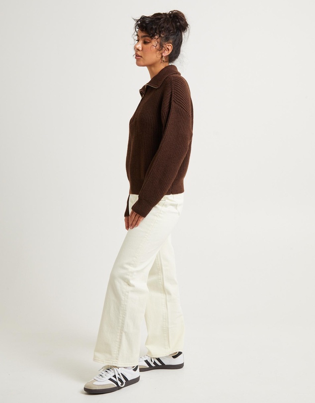 Subtitled - Ezra Half Zip Knit Pull Over
