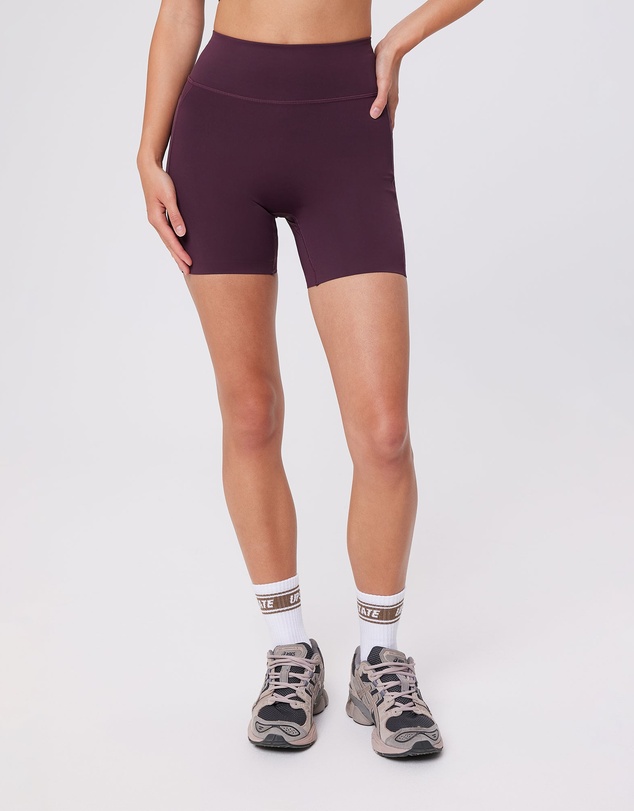 Upstate - Contour+ 5inch Pocket Bike Short - Merlot