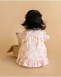 Bebe by Minihaha - Fern Birds Organic Overlay Dress - Babies