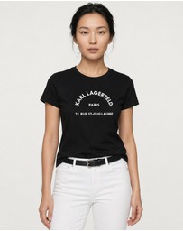 Karl Lagerfeld - Rue St-Guillaume Glitter T-Shirt