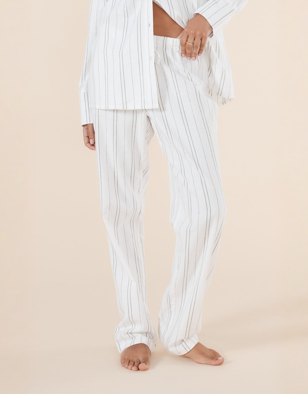Gingerlilly - Amelie Stripe Cotton Long PJ set