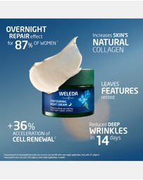 Weleda - Contouring Night Cream - Blue Gentian & Edelweiss, 40ml