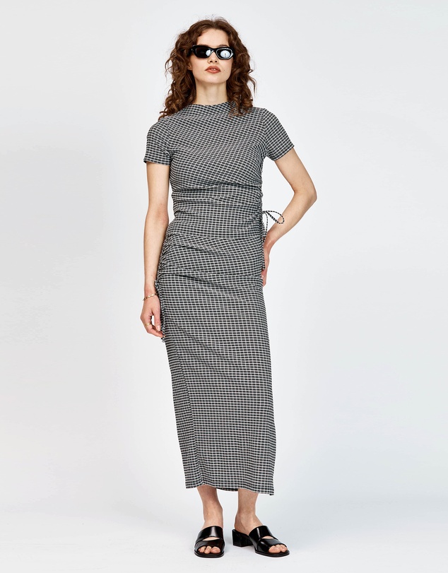 bul - Bruns Top Black White Check