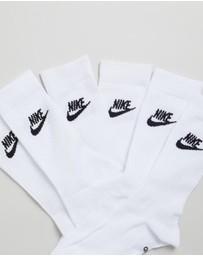 Nike - Sportswear Everyday Essential 3-Pack Crew Socks - Unisex