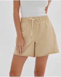 Toast Society - Jersey Raw Hem Short
