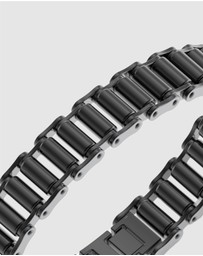 GUESS - Gunmetal Bicycle Chain Bracelet