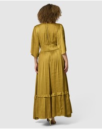 Pink Dusk by Curve Project - Work It Maxi Dress