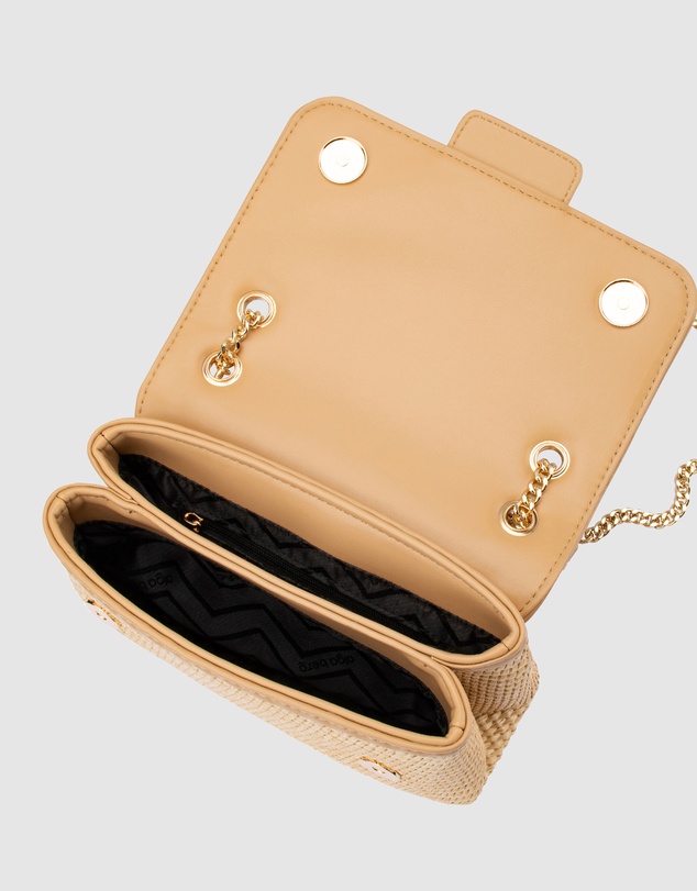 Olga Berg - Alexa Woven Shoulder Bag