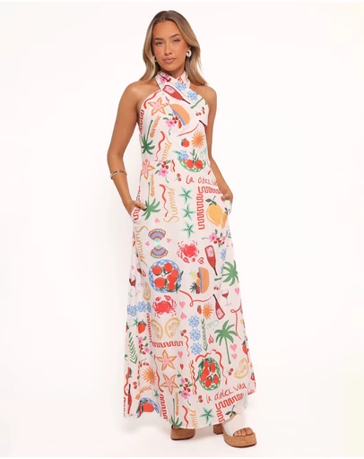 Petal & Pup - Betsy Halterneck Maxi Dress - Dolce Vita