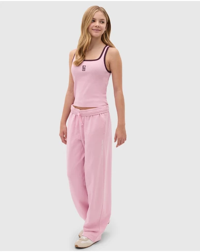 Seed Heritage - Roll Waist Logo Track Pant - Teen