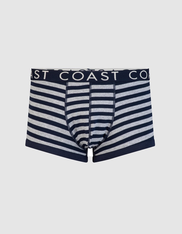 Coast Clothing - 3 Pack Stripe Boxer Briefs