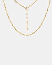 Ania Haie - Gold Classic Rolo Chain Necklace