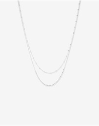 Michael Hill - 45cm Multi-Layer Bead Chain in Silver