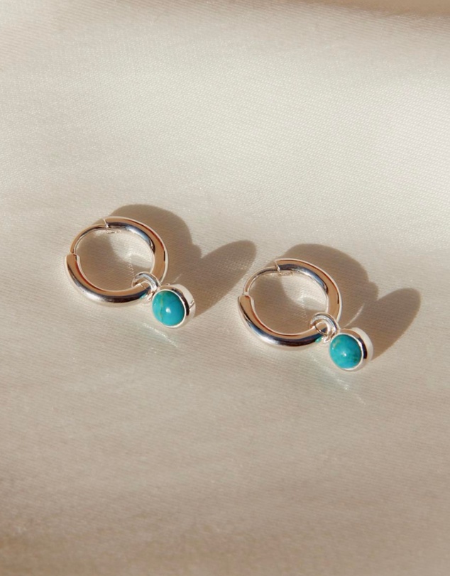 Najo - Heavenly Turquoise Silver Earring