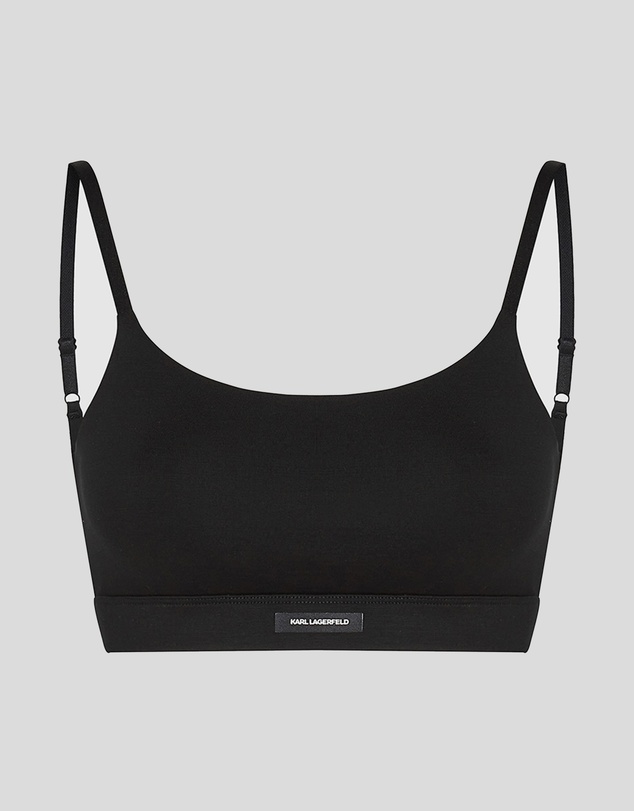 Karl Lagerfeld - Essential Logo Scoop Bralette