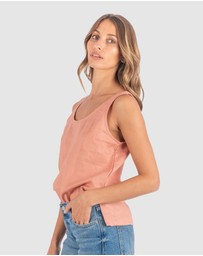 CAMIXA - Tanya Tank Linen Top